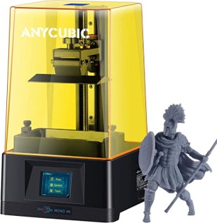 Resin 3D-printed part